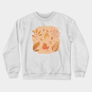 Fall / Autumn Leaves Pattern Crewneck Sweatshirt